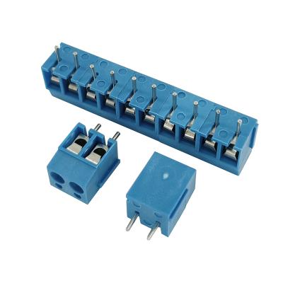 China PBT Vange TB PBT Blue Plastic Copper Needle For PCB VG300-5.0-2P for sale