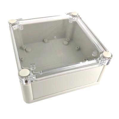 China Electronic Device Vange Wire Outlet Box ABS IP68 Plastic Enclosure Case Junction Box 120*120*55mm for sale