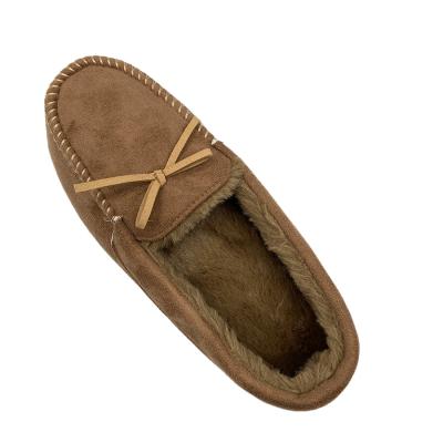 China Fashion trend OEM customize fashion trend sale women's flat shoes warm brown thermal fluffy plush fur for sale