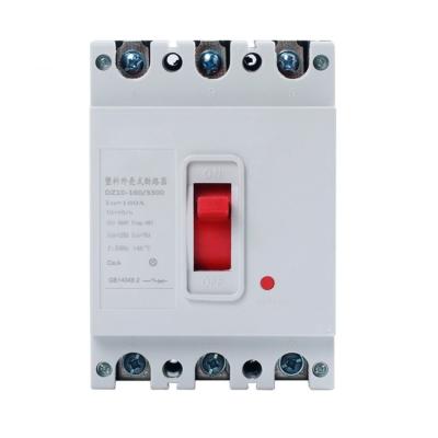 China DZ10-63A 100A 160A Air Switch 3p380v Molded Case Three Phase Circuit Breaker Protector 3 for sale