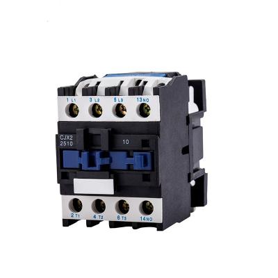 China AC Contactor CJX2-2510 CJX2-2501 Thickened Silver Normally Closed Contact 220V 380V 1 Pair 86*57*95 (mm) for sale