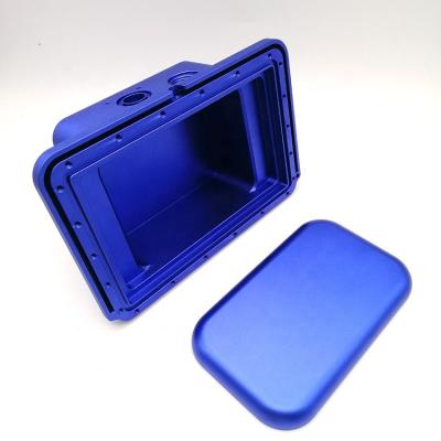 China Custom Aluminum CNC Brushed Small Enclosure Aluminum Box For Set Top Box Webcam Controller for sale