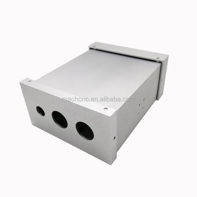 China Custom Electronic Manufacturing Equipment CNC Anodized Extrusion Extruded Aluminum Enclosure Box for sale