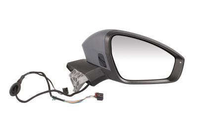 China ID6 Volkswagen Body Parts Car Rearview Mirror 11 Line Gray Paint 12G 857 502 for sale