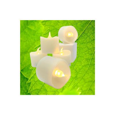 China Birthdays Wholesale Electric Led Tea Light Candle Tea Light Flickering Candles With Batteries Flameless Votive Tea Lights Ideal Decor for sale