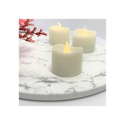 China Birthdays Producer Private Label Wedding Decoration Remote Control Flameless Pillar LED Flicker White Candle With 3pcs Gift Set for sale