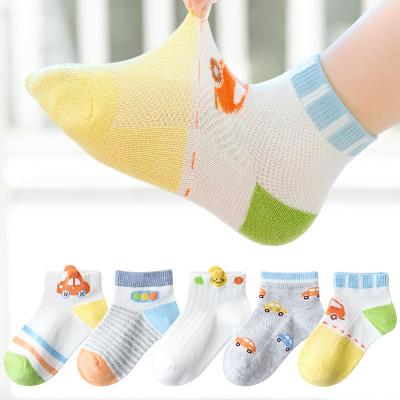 China Wholesale Spring Summer Sports Children Thin Knit Student Children Socks Baby Girl Boy Cotton Cartoon Mesh Socks Fashion Breathable Cute for sale