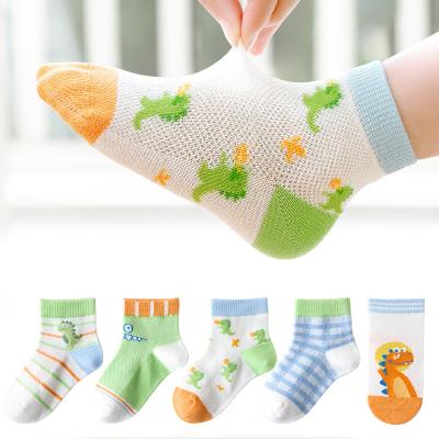 China Wholesale Spring Summer Sports Children Thin Knit Student Children Socks Baby Girl Boy Cotton Cartoon Mesh Socks Fashion Breathable Cute for sale