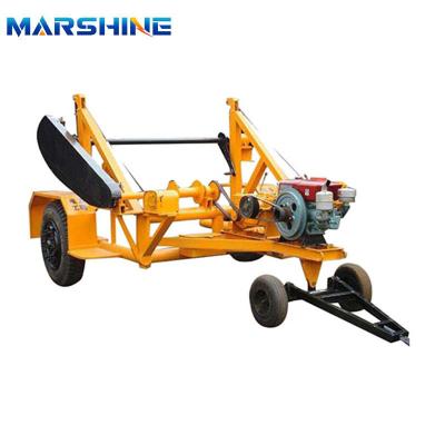 China Multifunctional Drum Trailer Cable Wire Reel Trailer ABS Anti Lock Brake for sale