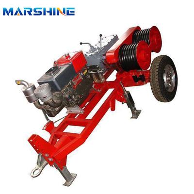 China Heavy Duty Electric Wire Rope Dual-Bullwheel Capstan Winch For Cable Pulling for sale