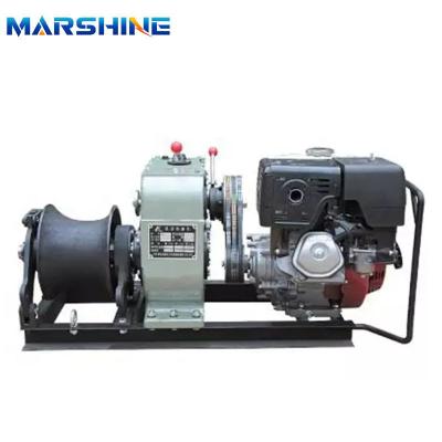 China 3Ton Belt Drive Traction Cable Pullers Diesel Engine Gasoline Engine Power Winch for sale