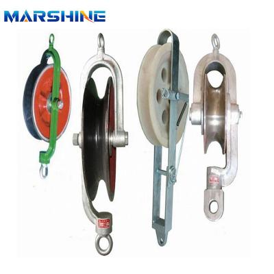 China Sheave Features Nylon Wheel Wire Block And Tackle Hold Down Wire Pulley Special Block for sale