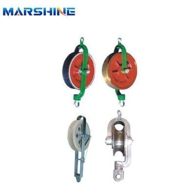 China Special Block CE Certification Hold Down Round Belt Cable Wire Pulley Stringing Block for sale