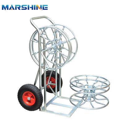 China Zinc Plated Skeleton Cable Reel 10-15kg Capacity for Cabling System Installation for sale