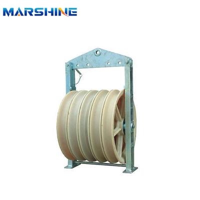 China 1160mm Large Diameter Wheels Power Pulley Cable Stringing Block For Conveyer Equipment for sale