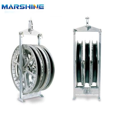 China Construction Works Large Diameter Stringing Power Block With Anti-Static Feature for sale