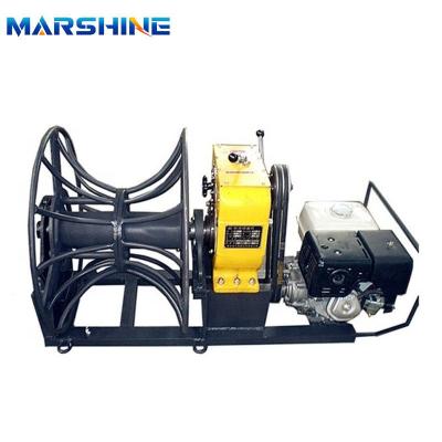 China 2 Ton Underground Wire Cable Take Up Machine Winch With Gasoline Engine for sale