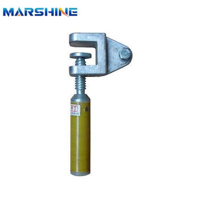 China Portable Earthing Pole And Earthing Clip With Galvanized Copper Material for sale