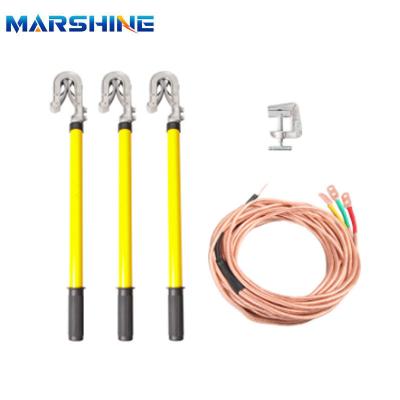 China Portable Stainless Steel Earthing Leads Telescopic Short Circuiting Ground Rod for sale