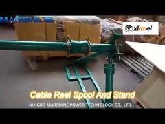 5 ton mechanical jack cable drum stand elevator for cable tools