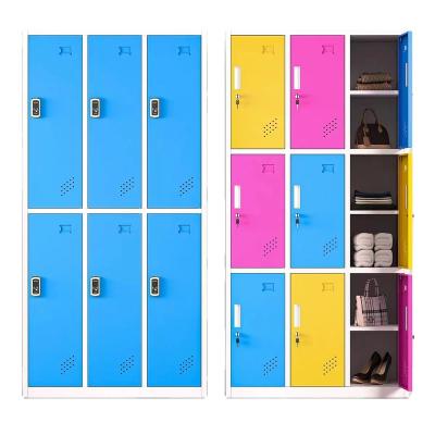 China Adjustable (other) Wholesale  Classroom Staff Storage Customized Accepted Swimming Pool Iron Locker Metal Locker Cabinet for sale