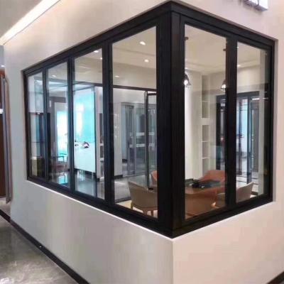 China Aluminum Folding Window Folding Balcony Window Accordion Folding Windows for sale