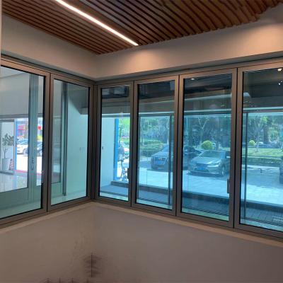 China hurricane proof bifold window price in philippines aluminum horizontal bifold window bifold window for sale