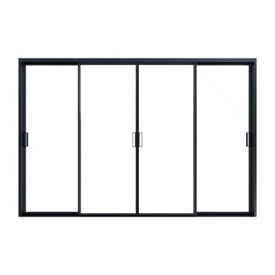 China Sound Insulation Made In China Simple Design Aluminum Sliding Doors for sale