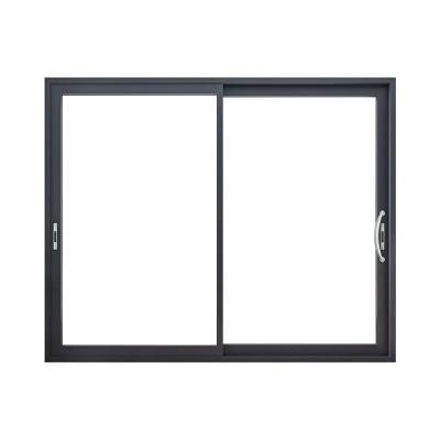 China Sound Insulation New Design 2.0MM External Tempered Glass Aluminum Sliding Patio Door for sale