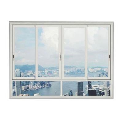 China Sliding Made in Guangdong Simple Design Aluminum Sliding Window for sale