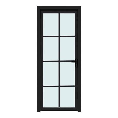 China Hot Selling Modern Balcony Casement Doors Customized Size Aluminum Frame Glass Casement Door for sale