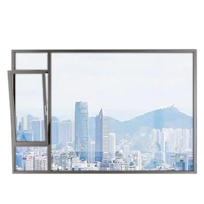 China Excellent Quality OEM Service Magnetic Screen Design 2.0mm Single Aluminum Sliding Window for sale