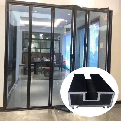 China Waterproofing the narrow profile of frame folding door of 2021 Bi designs in thin aluminum profile waterproof for sale