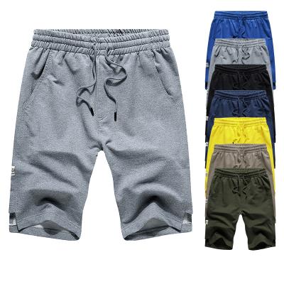 China Viable shorts for men's pure casual classic fit leisure color drawstring summer beach shorts outdoor pants short pants with pocket for sale