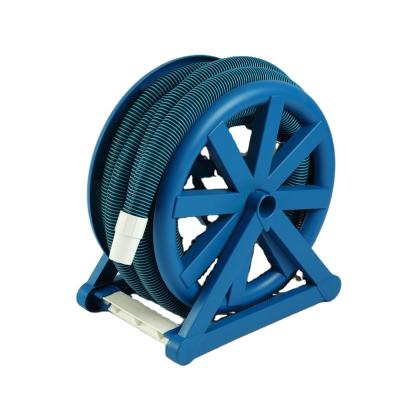 China Outdoor swimming pool accessories clean pool pe hose vacuum line reel up to 1 1/2