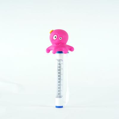 China ABS Top Quality Swimming Pool Octopus Floating Animal Thermometer for sale