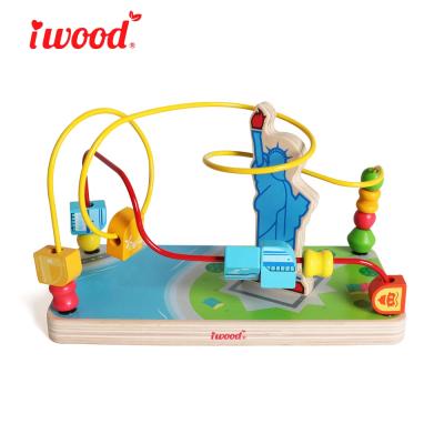 China Liberty Bead Roller Baby Educational Toys Coaster-The Statue Game for sale