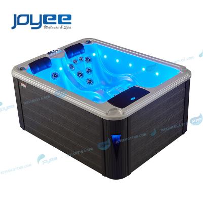 China JOYEE China Factory Hot Tub Mini 2 Person Massage Spa Modern Affordable Outdoor Function Spa With USA Balbao System for sale