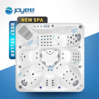 China JOYEE 2023 new design balboa hot tub garden spa modern outdoor acrylic whirlpool hydro hydro tubs at cheap price for sale