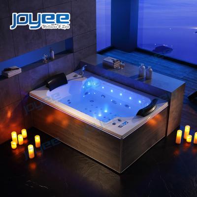 China Computer Control Panel JOYEE 2 Person Bubble Bathroom Tubs Jacuzi Function Air Jet Bath Tub Free Standing Massage for sale