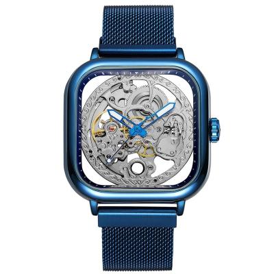 China 2021 Mens Fashion Automatic Skeleton Design Mens Top Selling Custom Watch for sale