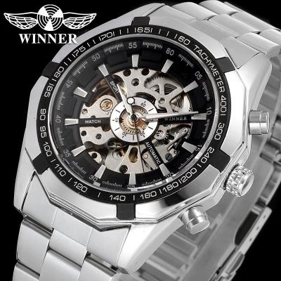 China Power Reserve T-WINNER 2020 mens watches top sell white silver relojes hombre block tangan luxury skeleton automatic wholesale factory made for sale