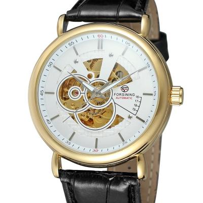 China 2020 Casual Power Reserve Private Label Watch Manufacturers FORSINING Men Watch Skeleton Automatic Wristwatches for sale