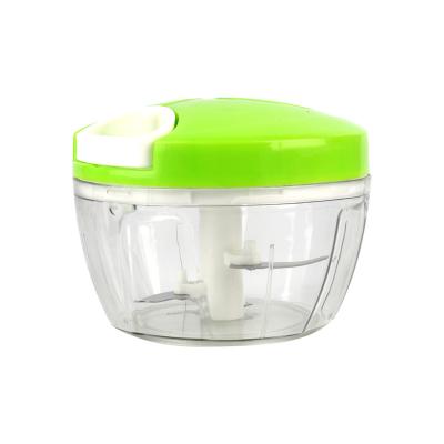 China New Mini Hand Manual Meat Grinder Viable Mini Chopper Design Pull the Rope Garlic Cutter Fruit Twist Shredder Vegetable Kitchen Tools for sale