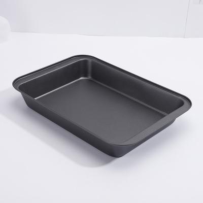 China Sustainable Hot Selling Carbon Steel Non-Stick Rectangle Deep Cake Mold for sale