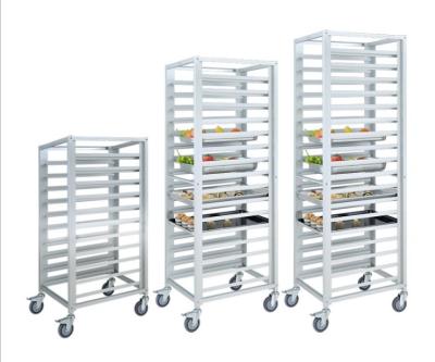 China Kitchen Sustainable Supplies Bakery Rack Trolley Full Size Aluminum Cooling Roll Pan Pan Tray 9 Layers/15 Layers/18 Baking Layers Sheet for sale