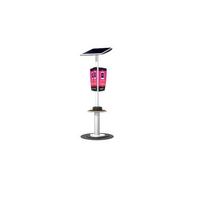 China Commercial Smart Solar Panel Power Mobile Phone Charging Pole Charing Station for sale