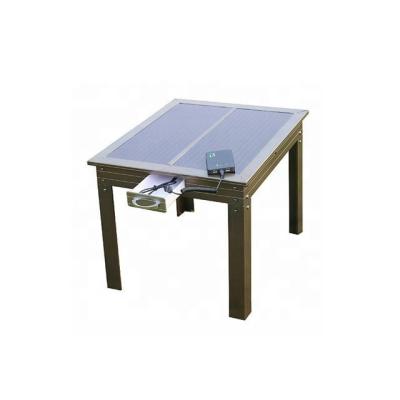 China Classic Classic Style Smart Solar Powered Furniture Charging Table for sale