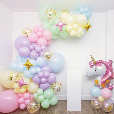 China Hot Sale Macaron powder color latex balloons with 5 inch /10 inch/12 inch/18 inch for sale