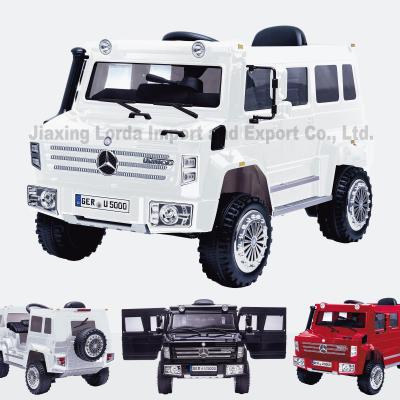 China 2021 Hot Sale Toy Ride Mercedes Unimog U500 Licensed 12V Battery Electric Car Toys Children Ride On With Remote Control for sale